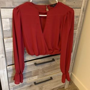 Beautiful Red Crop Top